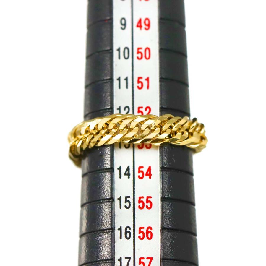 K18 喜平リング　15号 K18 喜平 リング 15号 YG イエローゴールド 750 キヘイ 指輪 Ring