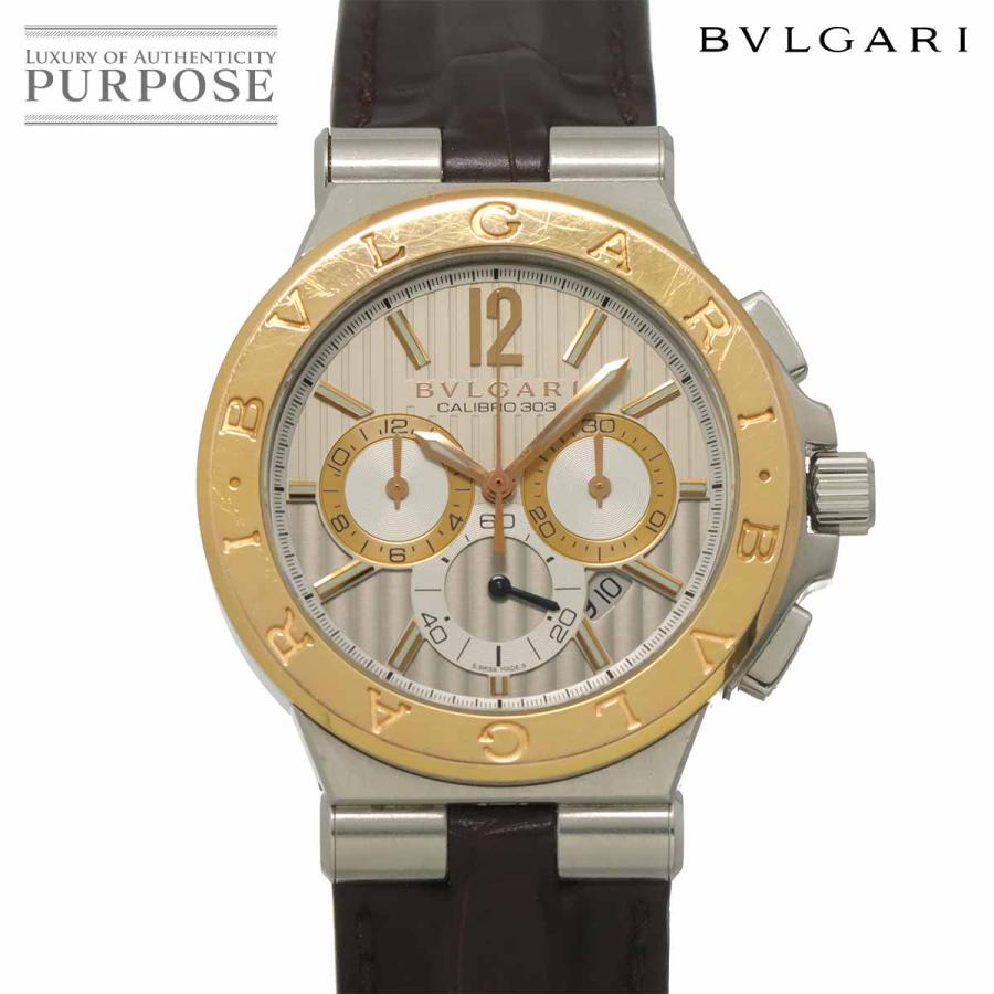 BVLGARI（ブルガリ） ディアゴノ カリブロ303 コンビ DGP42SGCH クロノ