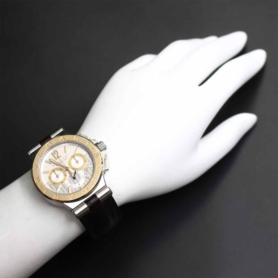 BVLGARI（ブルガリ） ディアゴノ カリブロ303 コンビ DGP42SGCH クロノ