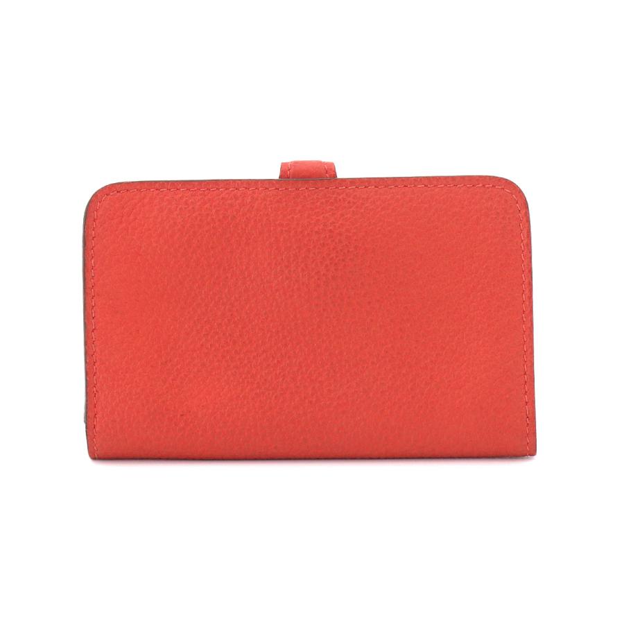 HERMES（エルメス） 美品 ドゴン カードケース トゴ ルージュ