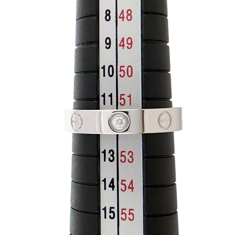 Cartier（カルティエ） ミニラブ #52 ダイヤ 1P リング K18 WG