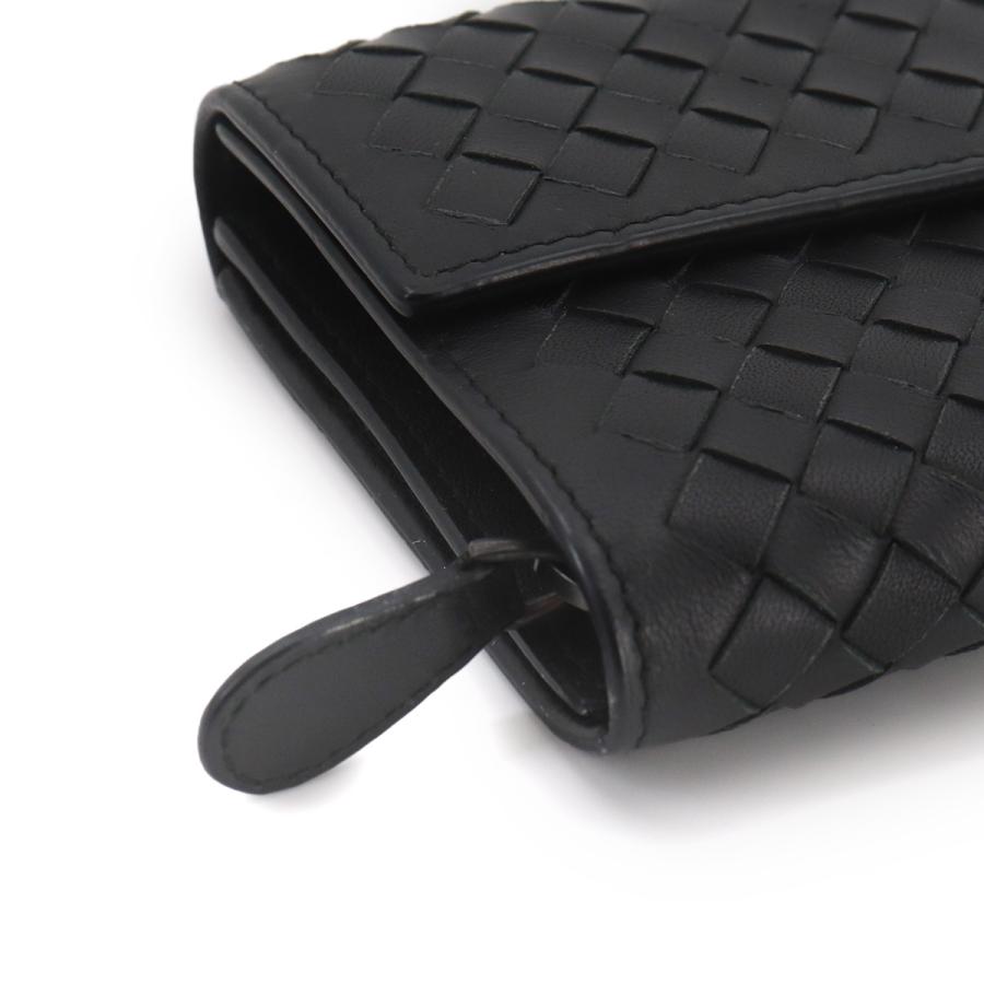 ◆正規品◆ボッティガヴェネタイントレチャート長財布とオマケキーリング付き BOTTEGA VENETA（ボッテガ・ヴェネタ） 新品同様 ボッテガ ヴェネタ