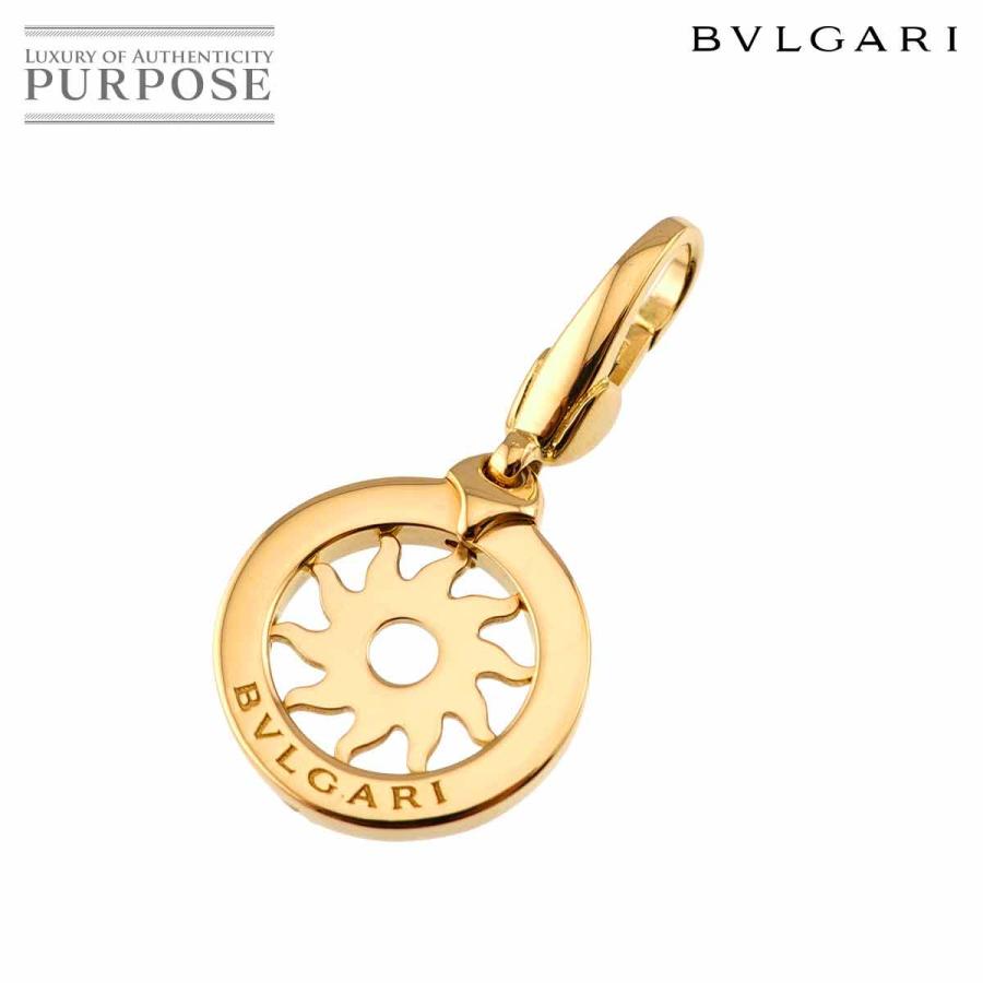 BVLGARI（ブルガリ） トンド サン ペンダント トップ K18 YG イエロー 