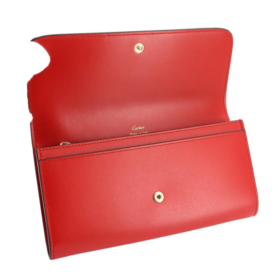 Cartier（カルティエ） 未使用 展示品 Cartier C ドゥ 二つ折り 長財布