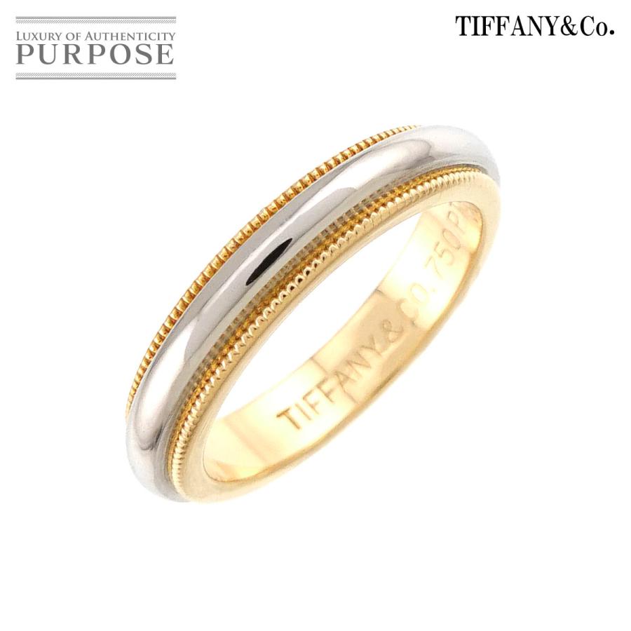 TIFFANY&Co.（ティファニー） ミルグレイン バンド 6.5号 リング 幅3.4