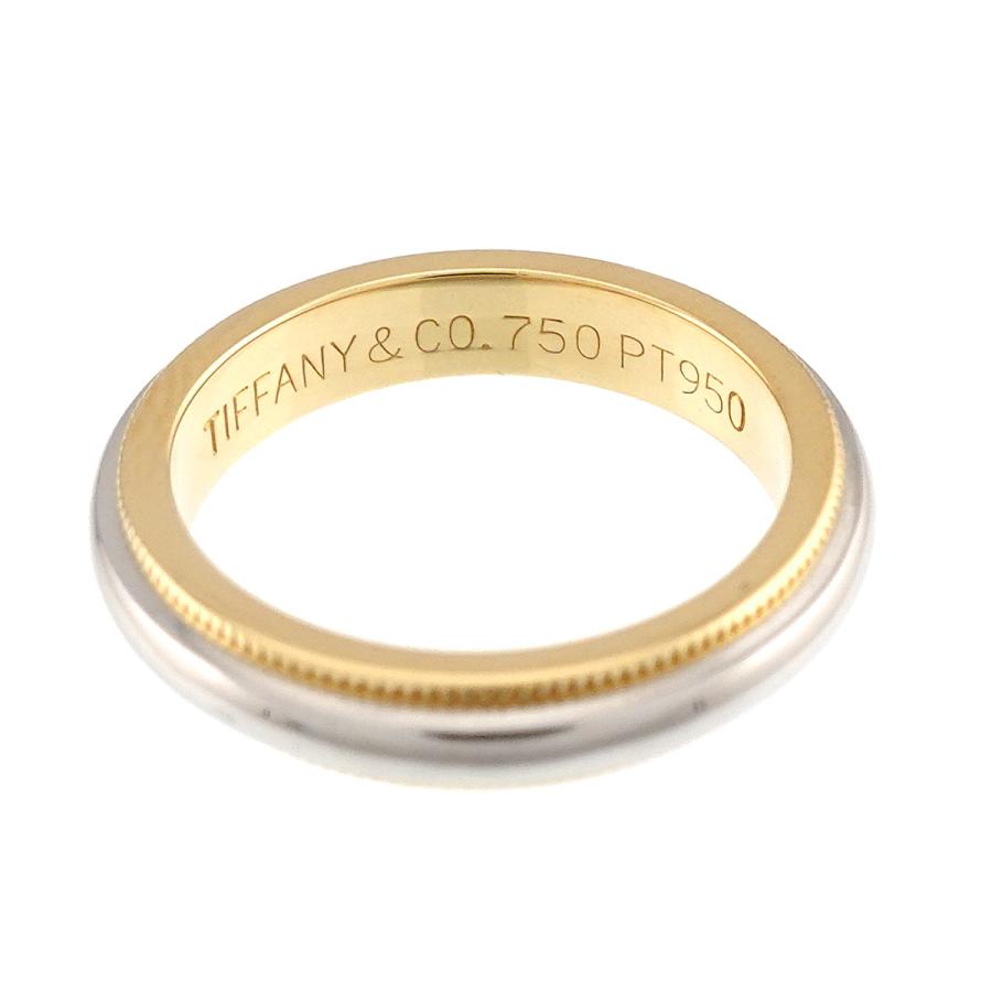TIFFANY&Co.（ティファニー） ミルグレイン バンド 6.5号 リング 幅3.4