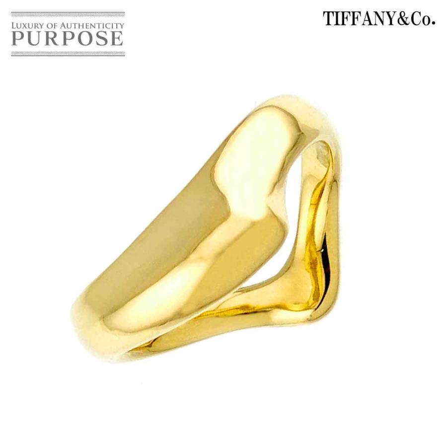 TIFFANY&Co.（ティファニー） オープンハート 9号 リング K18 YG