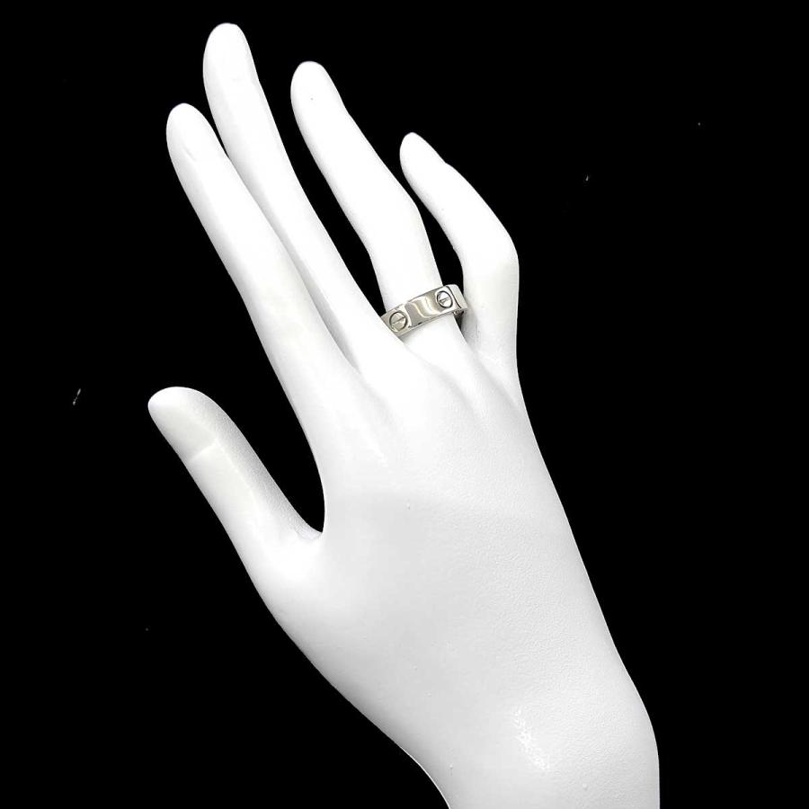 Cartier　カルティエ　LOVE ラブリング ミニラヴ　リング　指輪　59 Cartier（カルティエ） ラブ #59 リング K18 WG ホワイトゴールド 750