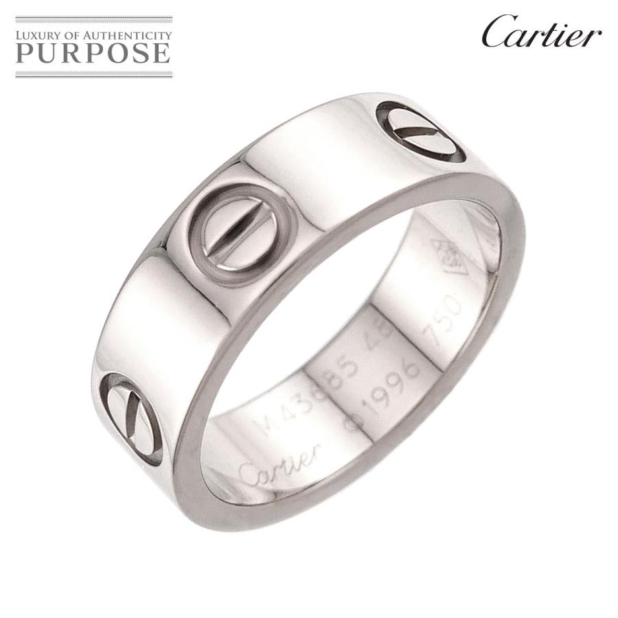 Cartier（カルティエ） ラブ クラシック #48 リング K18 WG ホワイト 