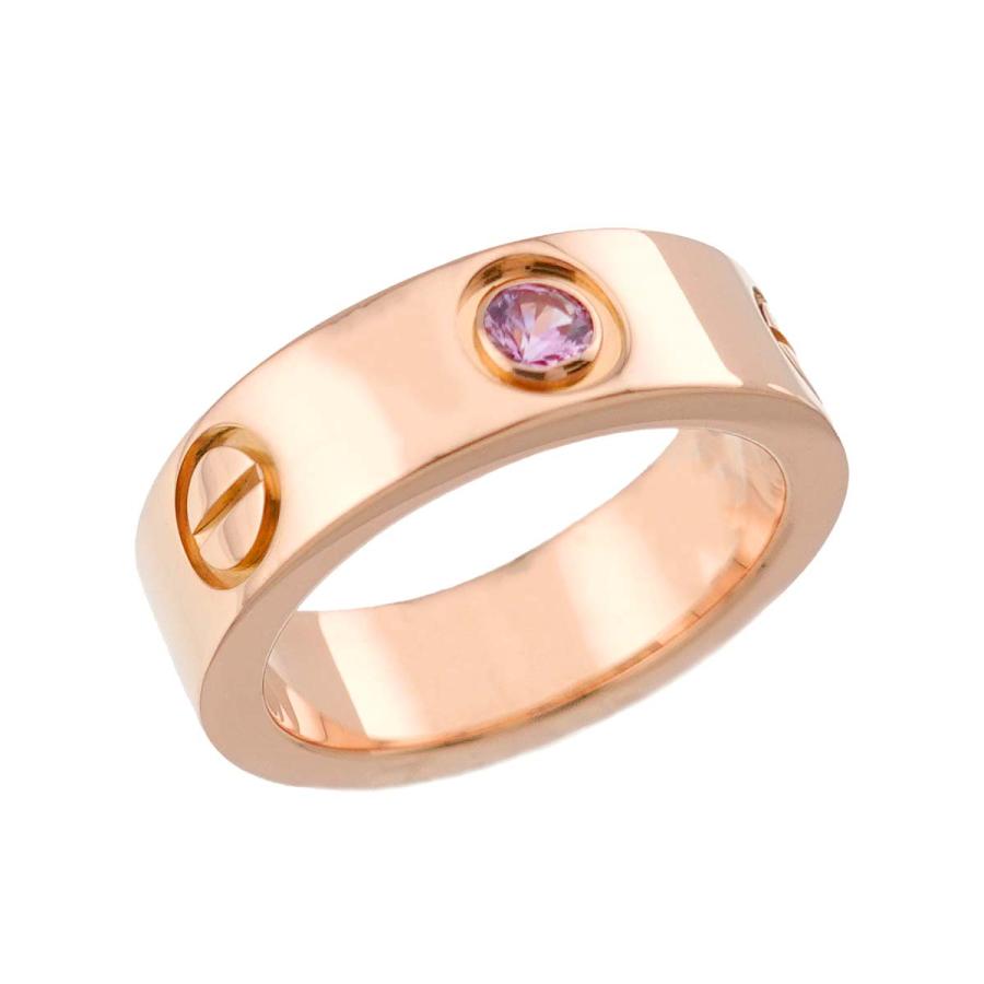 Cartier（カルティエ） ラブ サファイヤ 1P #47 リング K18 PG ピンク