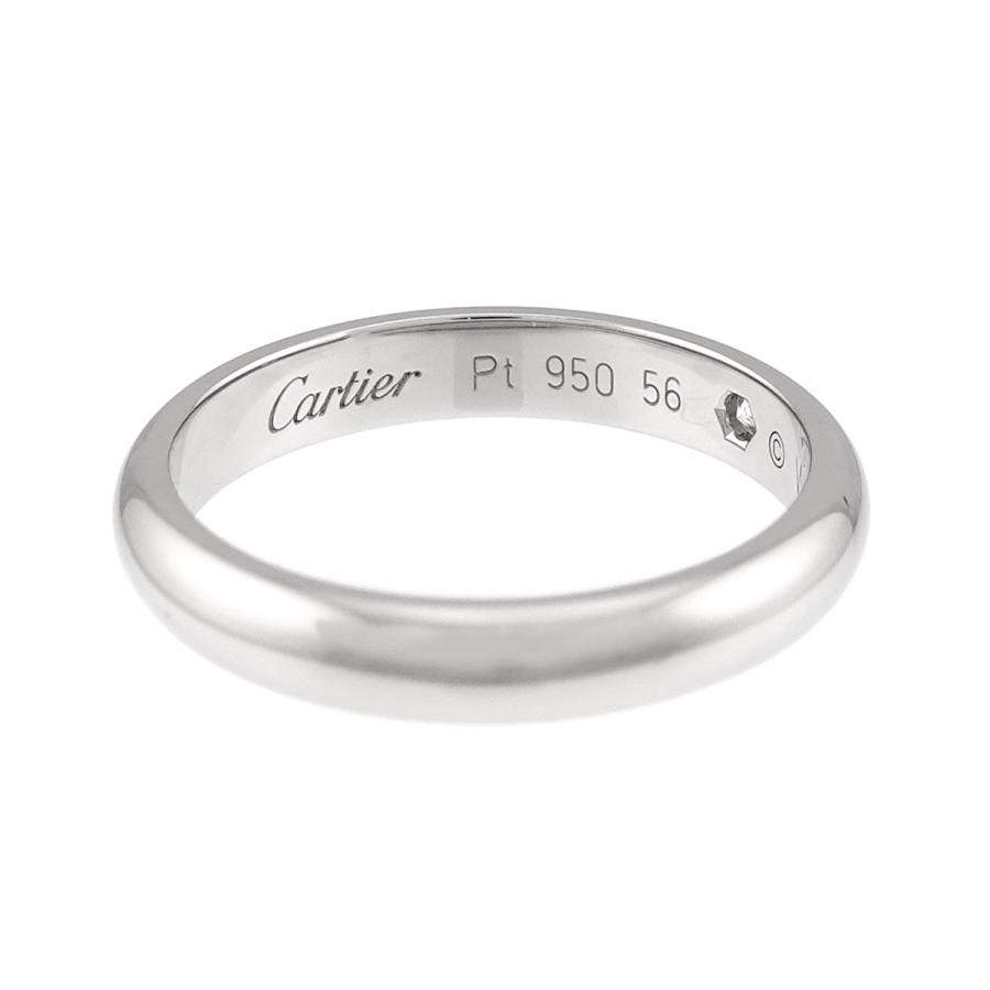 カルティエ Cartier 1895 クラシック #56 リング ダイヤ 1P Pt 幅3.5mm プラチナ 指輪 Classic Ring 90326456_2