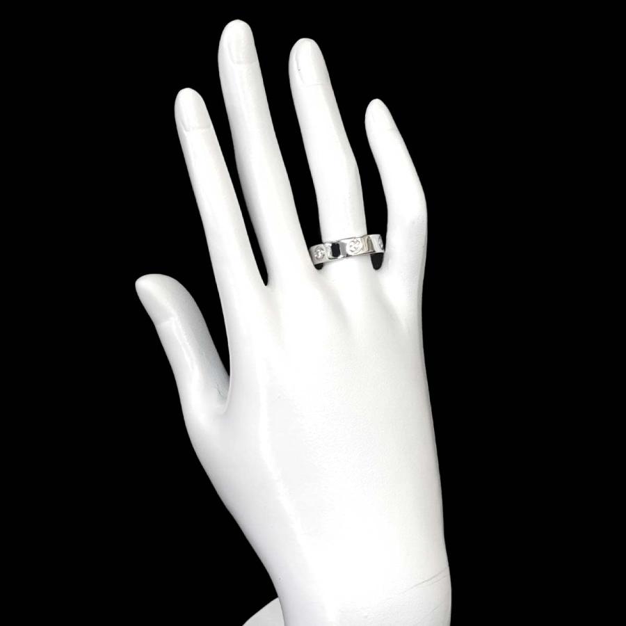 Cartier（カルティエ） ラブ #56 リング ハーフ ダイヤ 3P K18 WG 