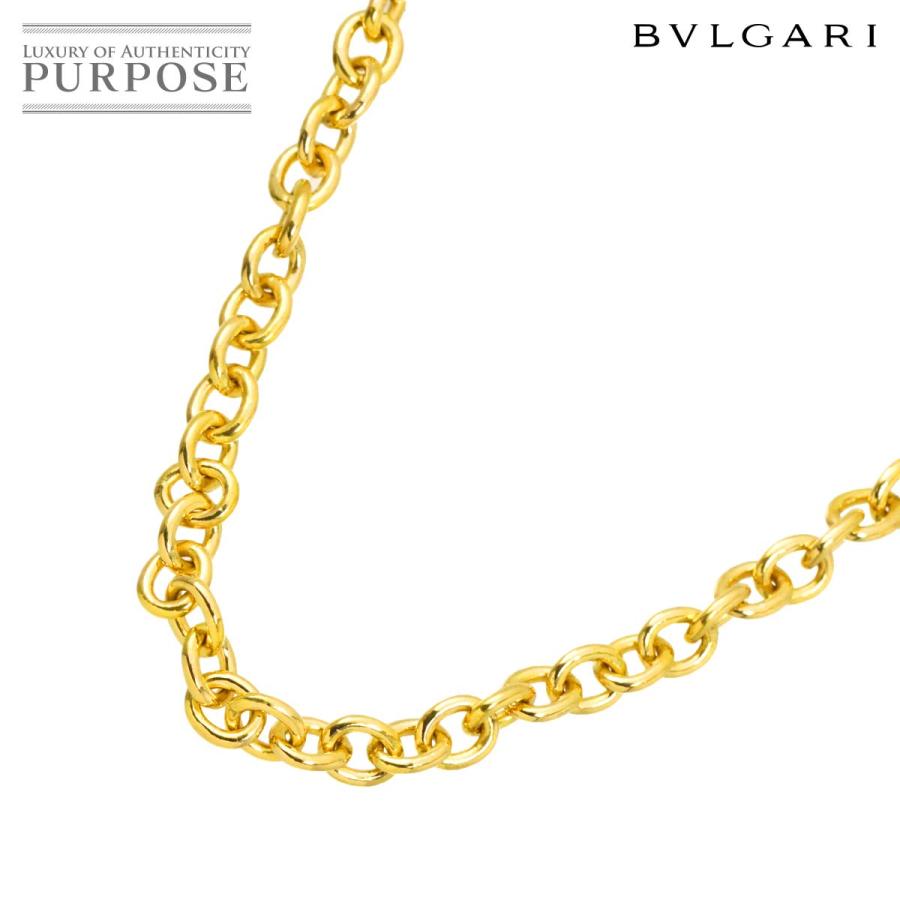 BVLGARI（ブルガリ） チェーン ネックレス 45cm K18 YG イエロー