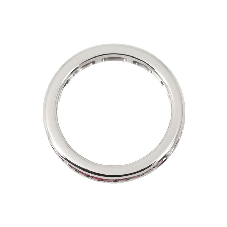 リング 12号 ルビー 1.00ct K18 WG ホワイトゴールド 750 指輪 Ruby