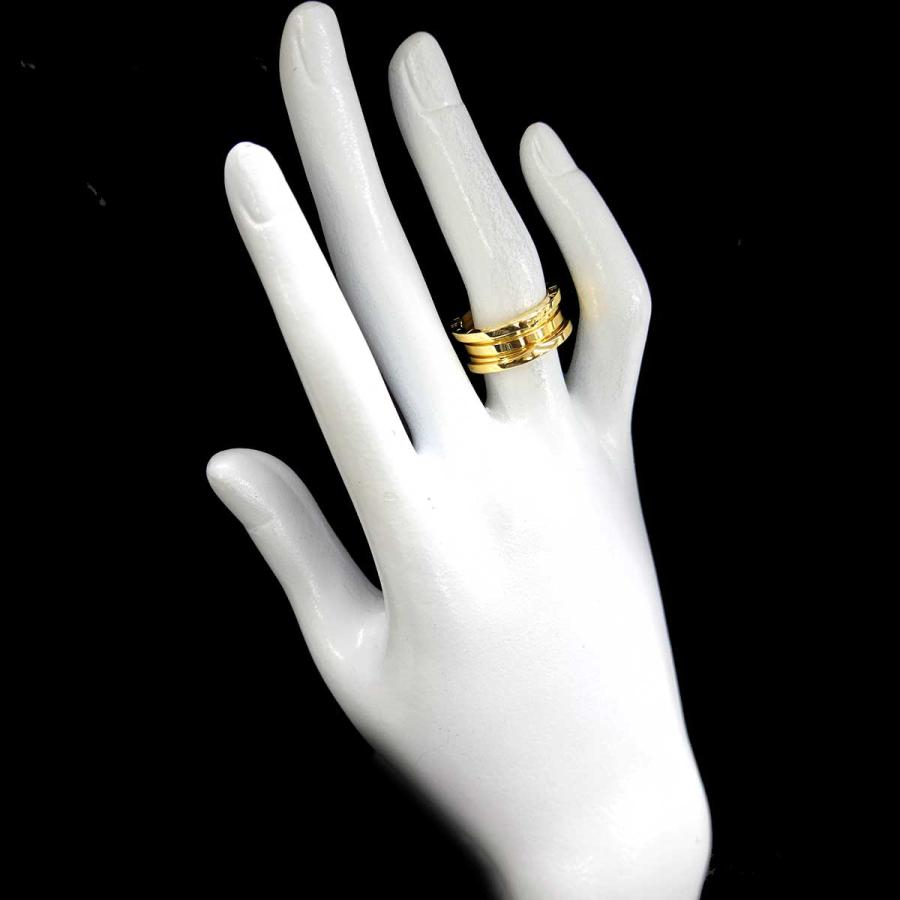 BVLGARI（ブルガリ） ビーゼロワン 3バンド #52 リング K18 YG