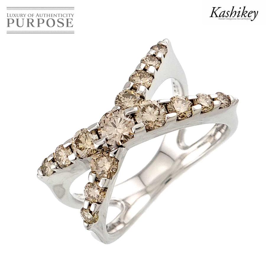 カシケイ KASHIKEY ネイキッド 11.5号 リング ブラウン ダイヤ 1.00ct 
