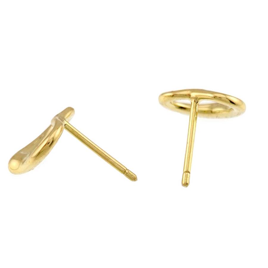 TIFFANY&Co.（ティファニー） オープンハート ピアス K18 YG イエロー