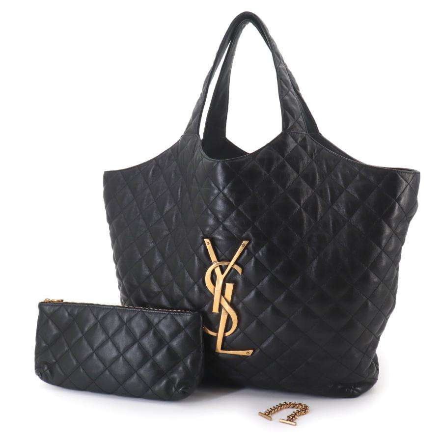 サンローラン イカール マキシ トートバッグ Yves Saint Laurent（イヴ・サンローラン） 新品同様 サンローラン