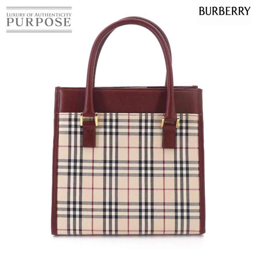 BURBERRY（バーバリー） 新品同様 ノバチェック ハンド バッグ