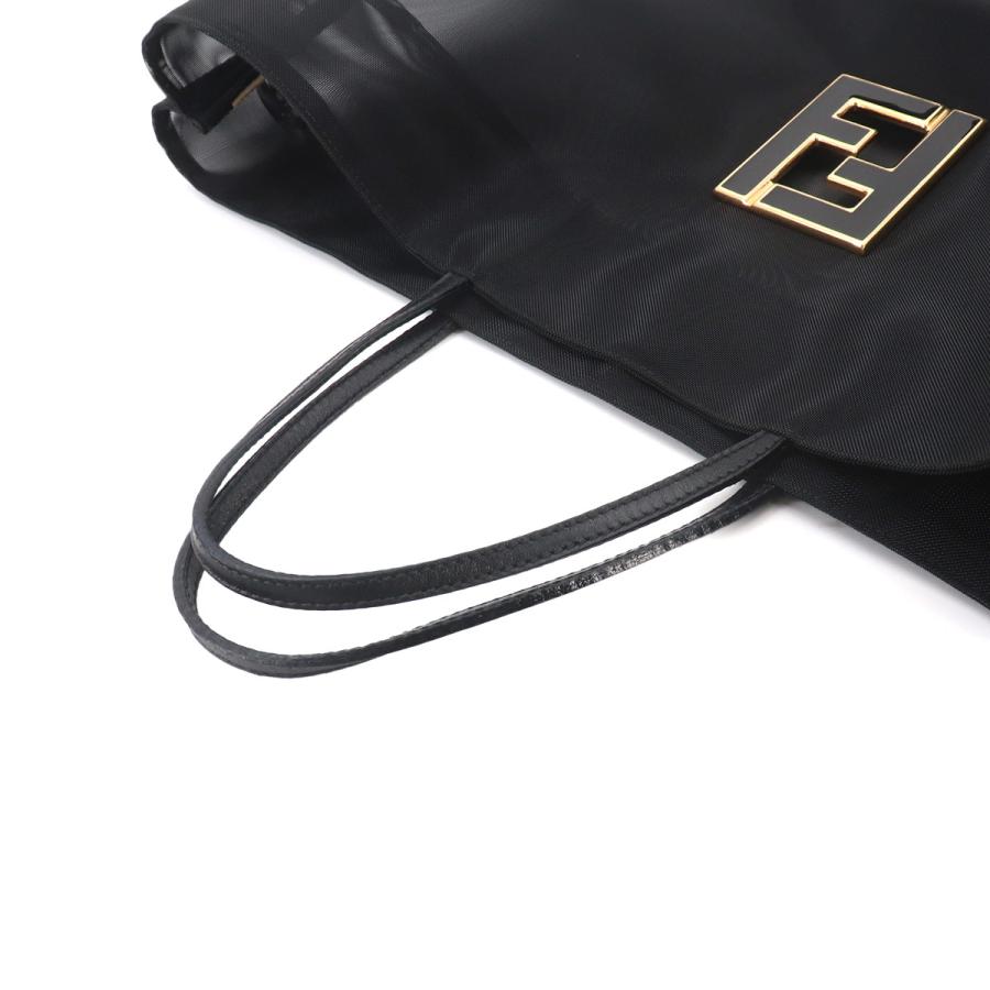【希少】FENDI フェンディ トートバッグ FF ビッグロゴ ナイロン レザー 希少】FENDI フェンディ トートバッグ FF ビッグロゴ ナイロン レザー