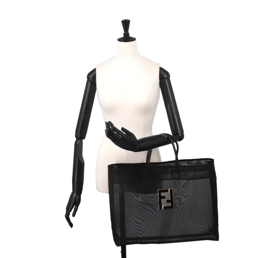 FENDI（フェンディ） 新品同様 FENDI FF トート バッグ ナイロン