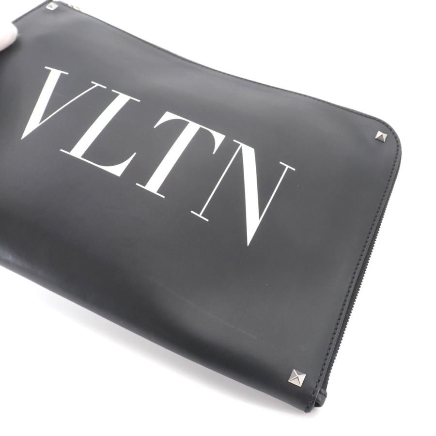 ヴァレンティノ ガラヴァーニ VALENTINO GARAVANI VLTN クラッチ セカンド バッグ レザー ブラック Clutch Bag 90327017 VALENTINO（ヴァレンティノ） ガラヴァーニ VALENTINO GARAVANI VLTN