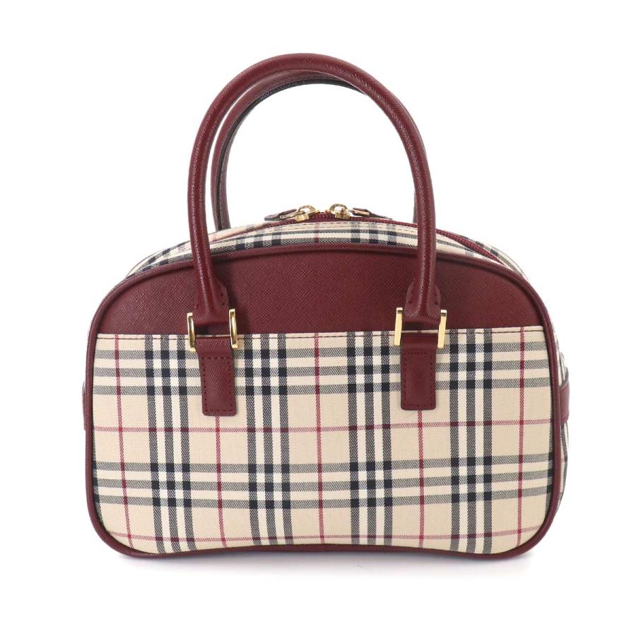 BURBERRY（バーバリー） 新品同様 ノバチェック ミニ ボストン ハンド