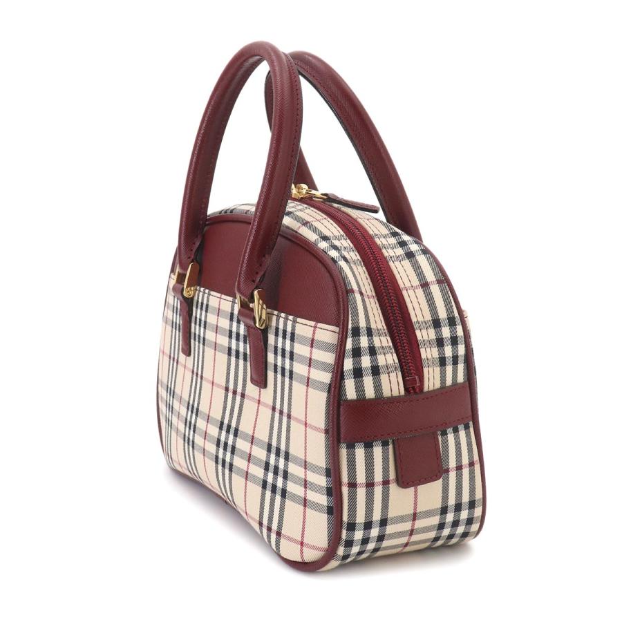 BURBERRY（バーバリー） 新品同様 ノバチェック ミニ ボストン ハンド