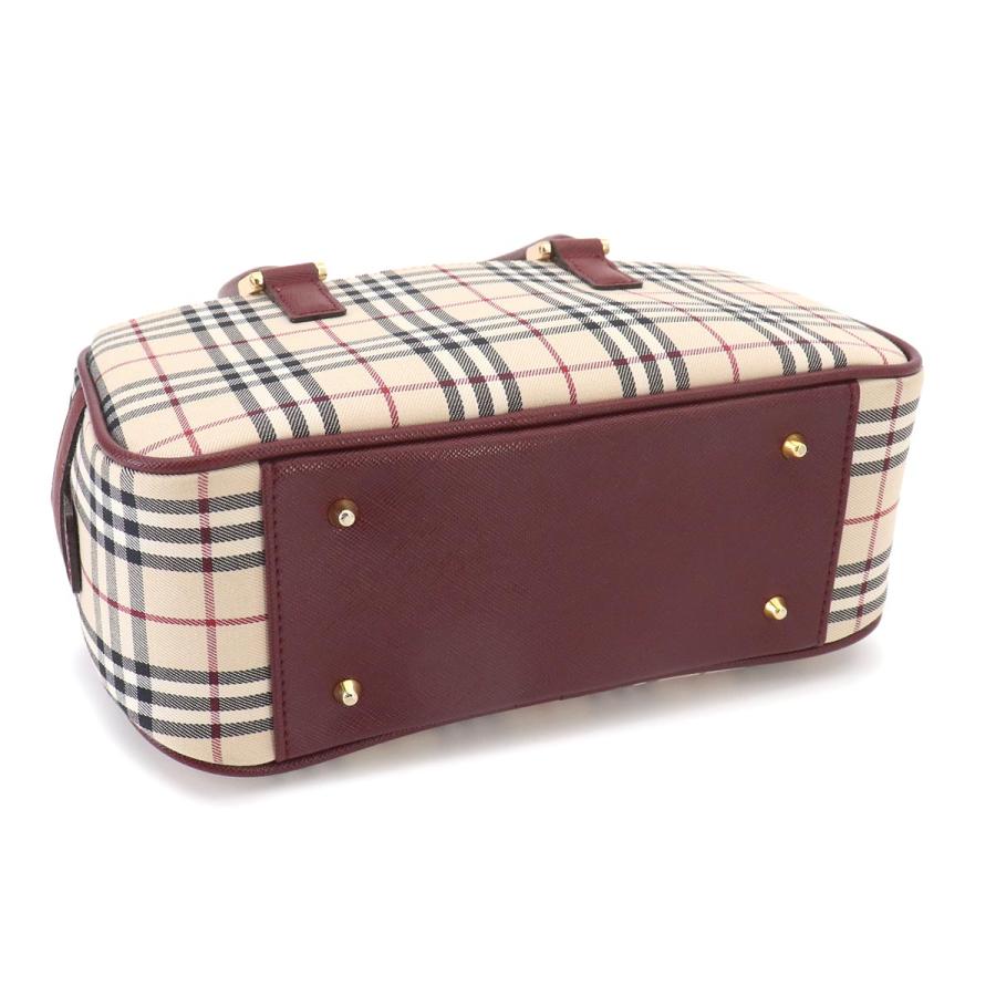 BURBERRY（バーバリー） 新品同様 ノバチェック ミニ ボストン ハンド