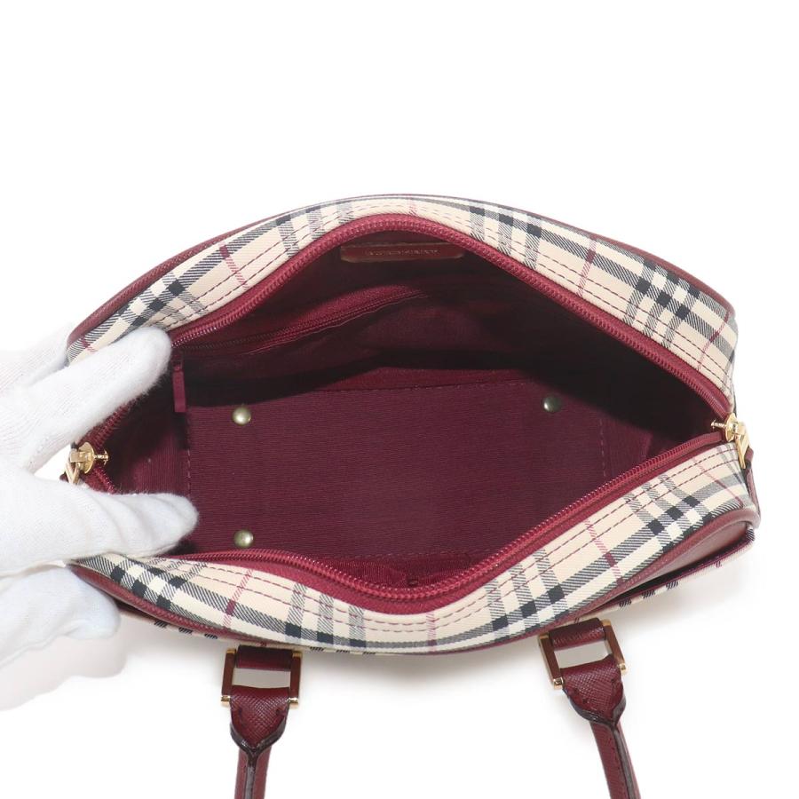 BURBERRY（バーバリー） 新品同様 ノバチェック ミニ ボストン ハンド