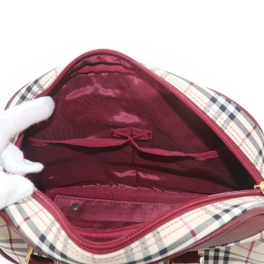 BURBERRY（バーバリー） 新品同様 ノバチェック ミニ ボストン ハンド