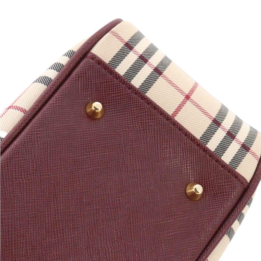 BURBERRY（バーバリー） 新品同様 ノバチェック ミニ ボストン ハンド