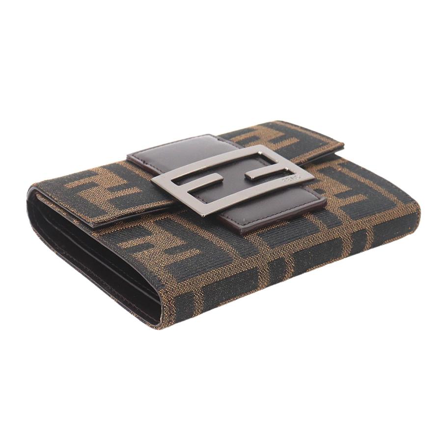 270 限定価格 FENDI フェンディ ズッカ 3つ折り財布 FENDI（フェンディ） 未使用 展示品 ズッカ 三つ折り 財布 キャンバス