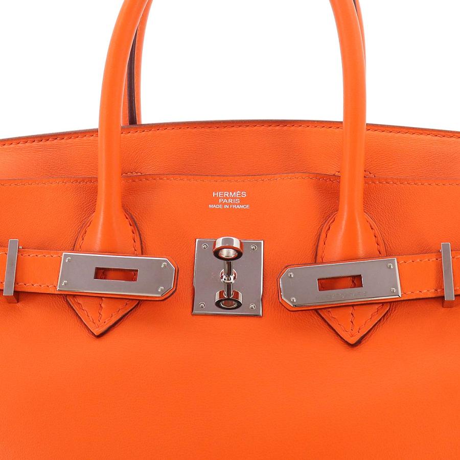 HERMES（エルメス） 新品同様 バーキン30 スイフト オレンジ ハンド
