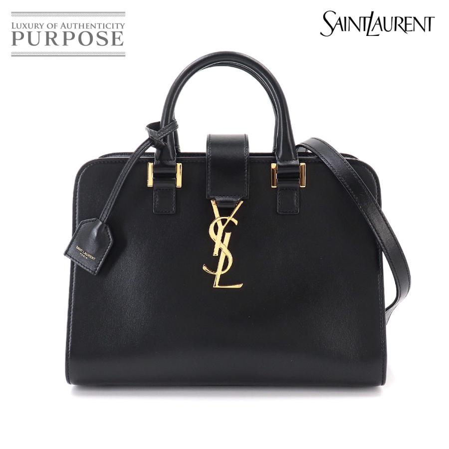 イヴサンローラン ベイビー カバス ショルダーバッグ ブラック Yves Saint Laurent（イヴ・サンローラン） 新品同様 サンローラン