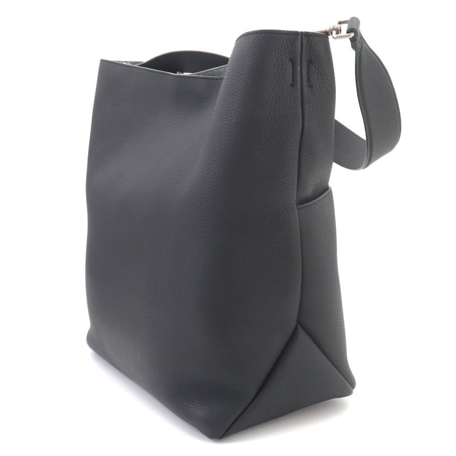 新品同様 クリスチャン ディオール Christian Dior バーティカル ホーボー 2way トート ショルダー バッグ レザー ブラック 90327223 Christian Dior（クリスチャン・ディオール） 新品同様 クリスチャン