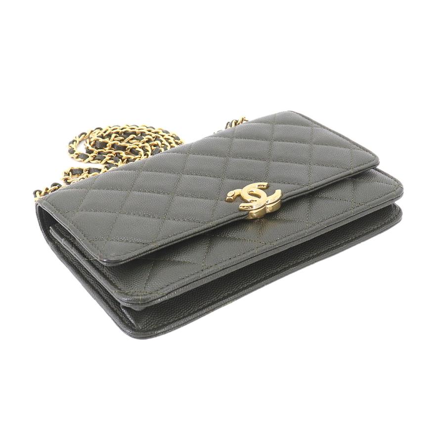 CHANEL（シャネル） 未使用 展示品 マトラッセ チェーン ウォレット 長