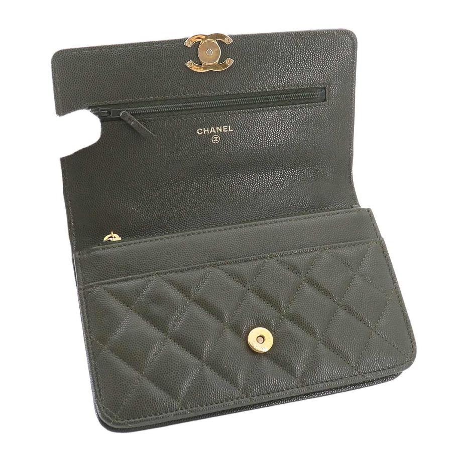 CHANEL（シャネル） 未使用 展示品 マトラッセ チェーン ウォレット 長