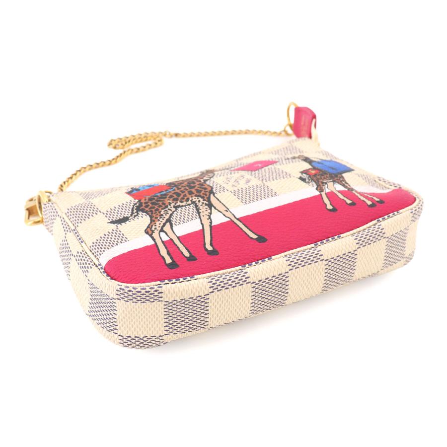 美品 LOUIS VUITTON ダミエ ミニポシェットアクセソワール LOUIS VUITTON（ルイ・ヴィトン） 新品同様 ルイ ヴィトン ダミエ