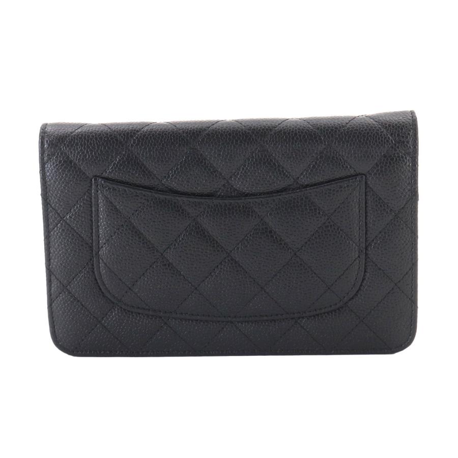 CHANEL（シャネル） 新品同様 マトラッセ チェーン ウォレット 長財布
