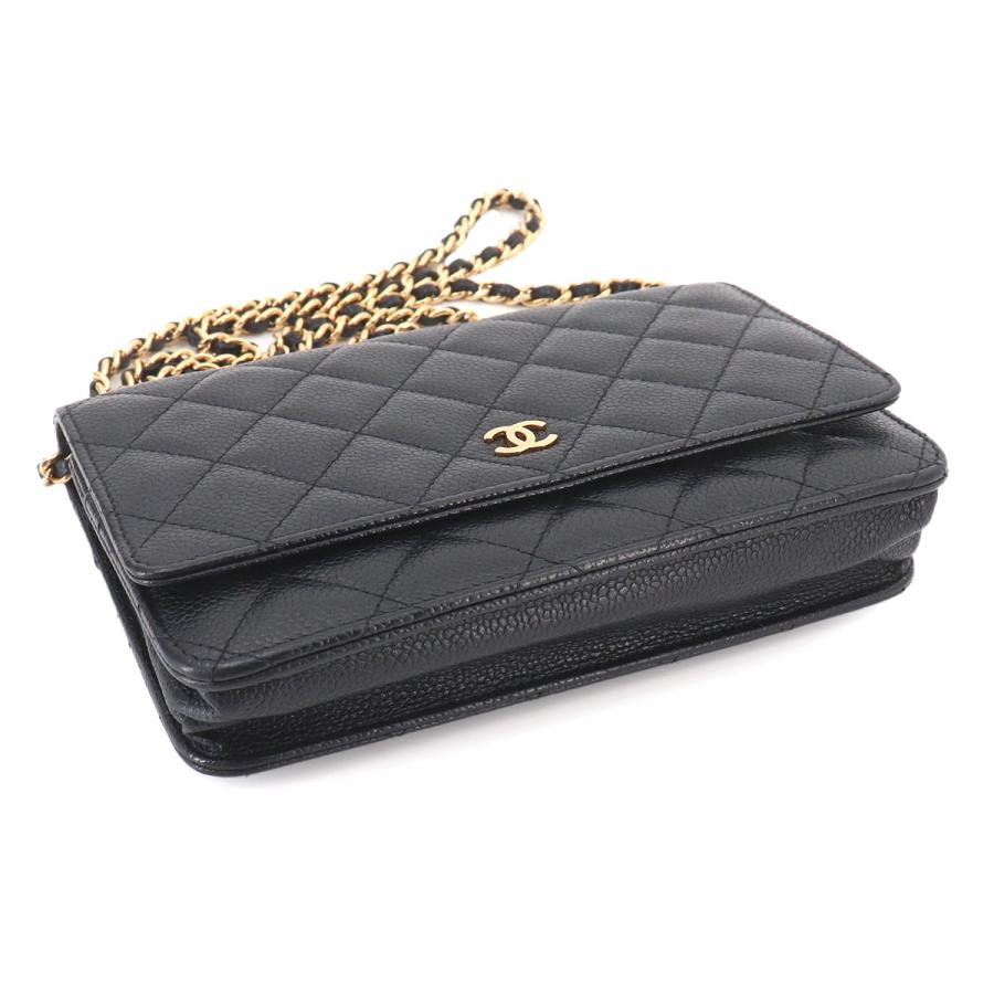 CHANEL（シャネル） 新品同様 マトラッセ チェーン ウォレット 長財布