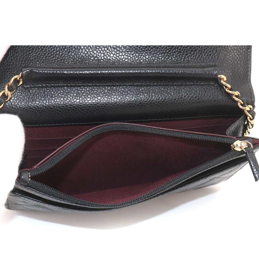 CHANEL（シャネル） 新品同様 マトラッセ チェーン ウォレット 長財布