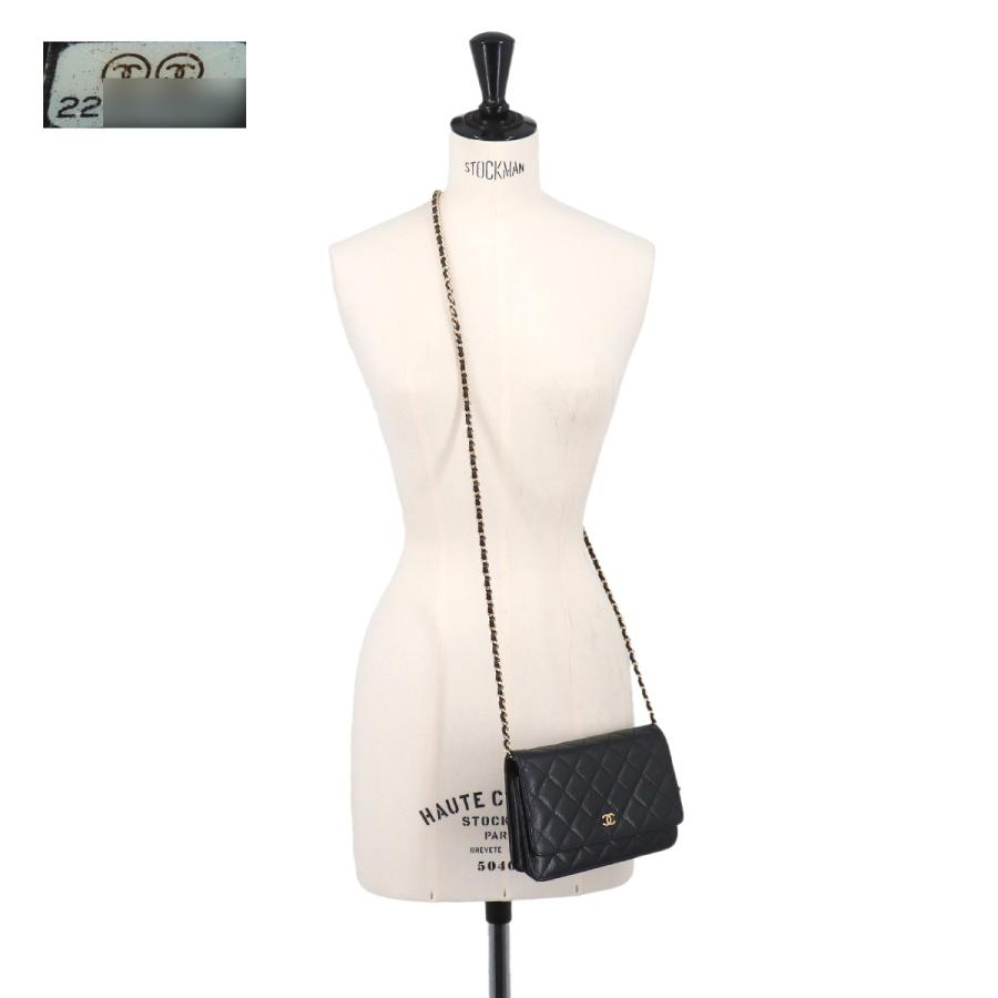 CHANEL（シャネル） 新品同様 マトラッセ チェーン ウォレット 長財布