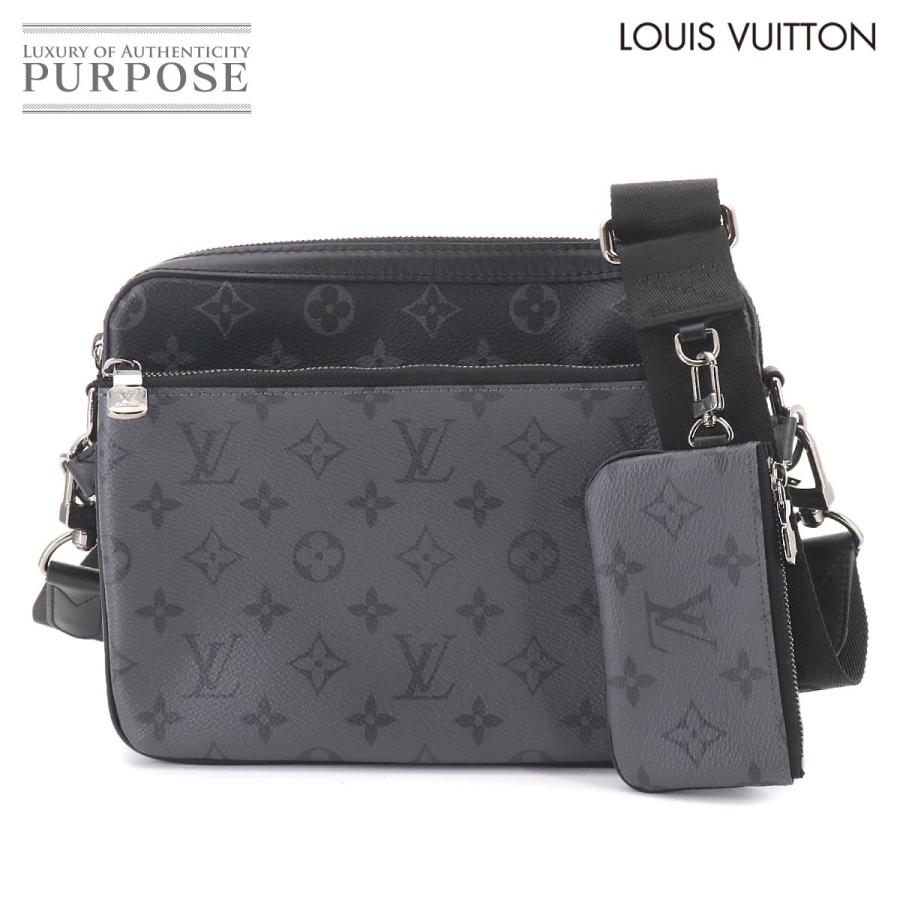 新品同様 ルイ ヴィトン LOUIS VUITTON モノグラム エクリプス リバース トリオ メッセンジャー ショルダー バッグ M69443 90327332 LOUIS VUITTON（ルイ・ヴィトン） 新品同様 ルイ ヴィトン モノグラム