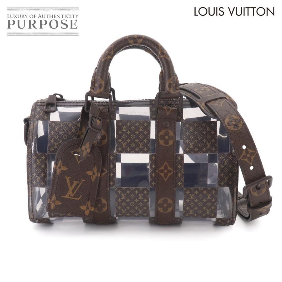 美品 ルイ ヴィトン LOUIS VUITTON モノグラム チェス キーポル バンドリエール 25 2way ハンド ショルダー バッグ ブラウン 90327337 LOUIS VUITTON（ルイ・ヴィトン） 美品 キーポル バンドリエール 25