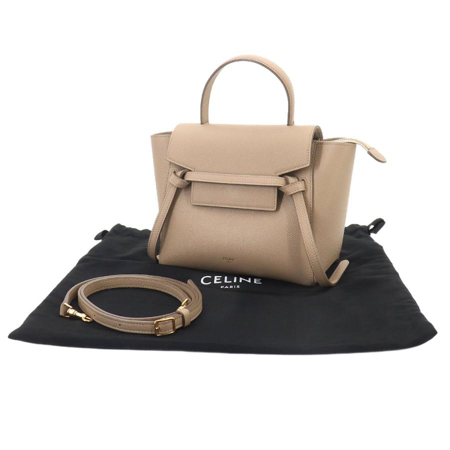 CELINE（セリーヌ） 新品同様 ベルトバッグ ナノ 2way ハンド