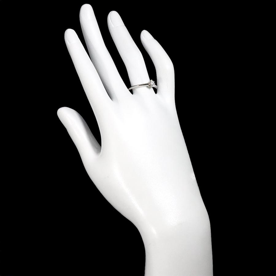 TIFFANY&Co.（ティファニー） ソリティア ダイヤ 0.22ct I/VS1/EX 7号 