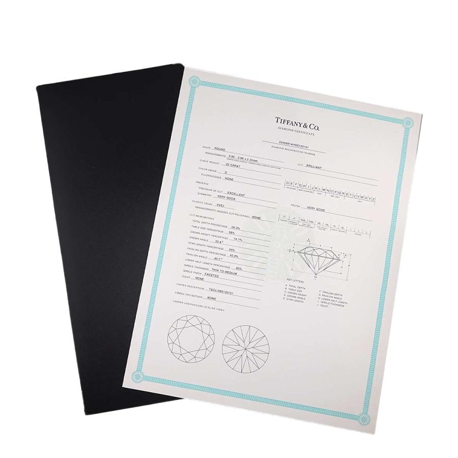 TIFFANY&Co.（ティファニー） ソリティア ダイヤ 0.22ct I/VS1/EX 7号 