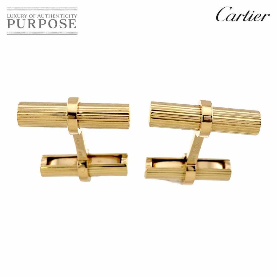 カルティエ　カフス　美品 Cartier（カルティエ） Cartier 2C カフス K14 YG イエローゴールド