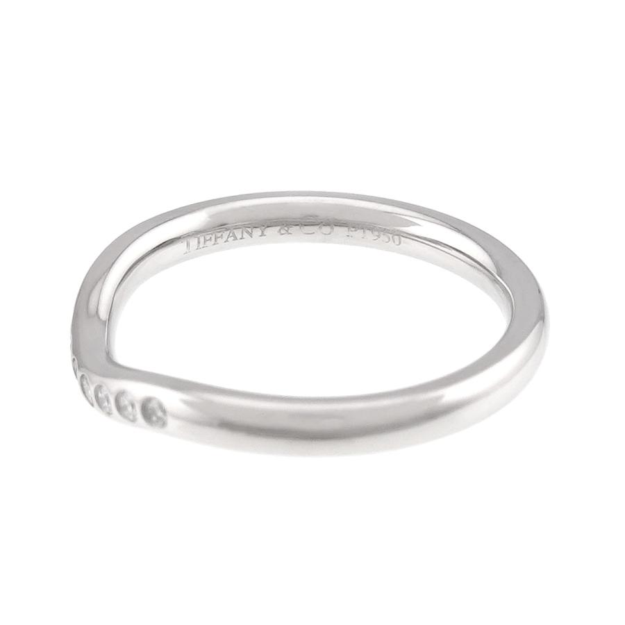 TIFFANY&Co.（ティファニー） カーブド バンド 8号 リング ダイヤ Pt
